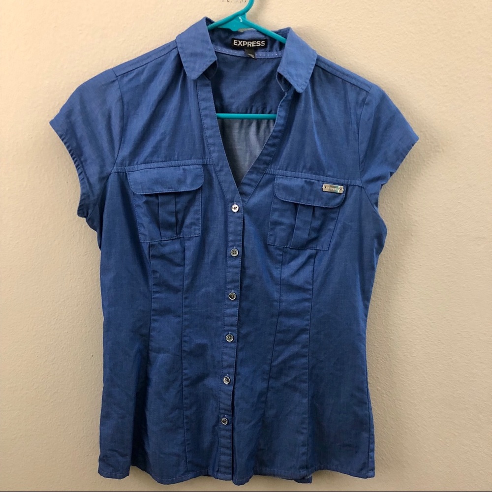 Express Short Sleeve Button Down